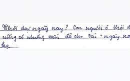 Câu văn của một học sinh khiến giáo viên ngỡ ngàng, nhiều người phải thốt lên: Đọc xong mà thấy muôn kiếp nhân sinh!