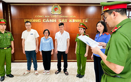 Ra quyết định khởi tố bị can, khám xét chỗ ở, nơi làm việc của quản lý Hà Thị Thục Huyền SN 1995