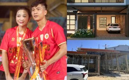 Ảnh thực tế căn biệt thự 500 m2 giá hàng chục tỷ của tuyển thủ Văn Đức và nàng WAG xinh nhất Nghệ An