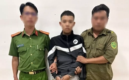 Bắt đối tượng mang kiếm tấn công cha ruột, ném 'bom xăng' vào công an