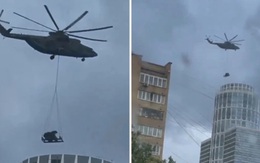 Cách Nga triển khai tổ hợp phòng không Pantsir trên nóc toà nhà ở Moskva