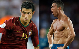 Ronaldo tăng cơ bắp, cao thêm 5cm so với lần đầu dự World Cup 20 năm trước, nhưng giá trị lại tụt dốc không phanh