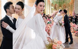 Đám cưới thượng lưu gây địa chấn showbiz sáng nay: Cô dâu chú rể hôn nhau say đắm, nhìn đâu cũng thấy phả ra "mùi tiền"