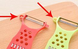 Tại sao có lỗ nhỏ trên dao nạo rau củ?