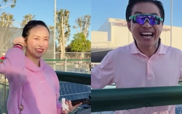 Vợ Tuấn Hưng sang Mỹ, một nữ danh hài gặp ở sân  pickle ball phải thốt lên: "Xinh lắm"