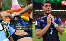 Sao Man Utd khóc nức nở, rời sân bằng cáng sau chấn thương hy hữu ở World Cup ngày Uruguay bị loại cay đắng