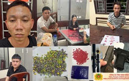 Các mũi trinh sát đồng loạt khám xét, bắt Vũ Văn Bốn SN 1986 cùng 93 đối tượng