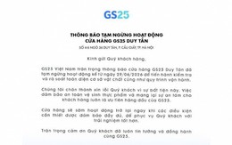 Nóng: GS25 thông báo tạm ngừng hoạt động 1 cửa hàng, chuyện gì đây?