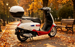Xe tay ga mới tiết kiệm xăng: Đẹp như Vespa, giá ngang Honda Lead