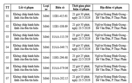 Công an yêu cầu tất cả chủ xe máy, ô tô có biển số sau đây nhanh chóng đến nộp phạt nguội theo Nghị định 168
