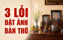 3 lỗi đặt ảnh bàn thờ