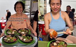 Nhìn cái bàn xếp, cái ghế nhựa trong hẻm ai mà ngờ đây lại là quán Việt ở New York, cho đến khi trả 730.000 cho phần bò né