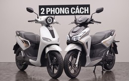 Hai xe máy điện VinFast mới liên tục được hé lộ thông số: Một mẫu cốp lớn, mẫu kiểu Vario chạy tới 90km/h, có kết nối app