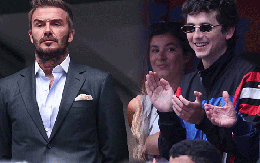 David Beckham đọ visual với Timothée Chalamet trên khán đài World Cup: Ai hơn ai?