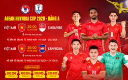 Thông báo kế hoạch bán vé các trận đấu sân nhà của đội tuyển Việt Nam tại vòng bảng giải bóng đá ASEAN Huyndai Cup 2026