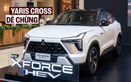 Mitsubishi Xforce hybrid lần đầu xuất xưởng từ nhà máy lắp xe cho Việt Nam: Giá quy đổi 650 triệu đồng, máy 1.6L, có chế độ thuần điện, tăng cạnh tranh Yaris Cross