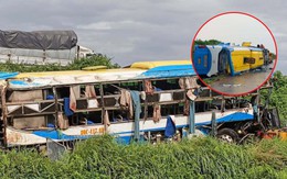 Vụ lật xe khách 4 người tử vong ở Hà Nội: Đang đi du lịch nhưng quyết định về sớm vì hàng xóm có tang
