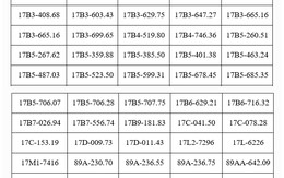 287 chủ phương tiện vi phạm mang biển số sau nhanh chóng nộp phạt nguội theo Nghị định 168 trong danh sách mới nhất của tháng 7