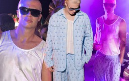 Haaland khi cởi áo Na Uy: Mặc ba lỗ trắng với pijama kẻ sọc, tưởng bác trai Việt Nam nào không đó