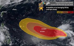 Bão Ba Vì vừa xuất hiện: Có thể trở thành siêu bão trong tuần này, đạt sức gió tới 260 km/h