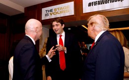 Đệ nhất công tử nước Mỹ Barron Trump là tâm điểm của khán đài chung kết World Cup vì chiều cao hơn 2 mét