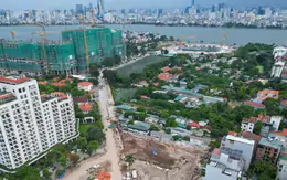 Lộ diện mạo tuyến đường 90m ven Hồ Tây