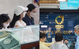 Người dân đổ về SJC sau thông báo mới nhất, điểm giao dịch 420 Nguyễn Thị Minh Khai tại TP.HCM đông kín khách từ sáng đến chiều