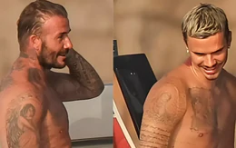Cả nhà Beckham lại gây chú ý sau World Cup