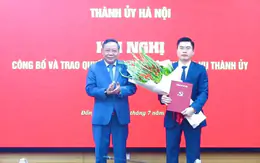 Công bố quyết định của Ban thường vụ Thành ủy Hà Nội về công tác cán bộ