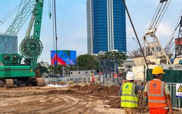 Tuyến metro 72.300 tỷ đồng có sự tham gia của Tập đoàn xây dựng hàng đầu Trung Quốc vừa bắt đầu hạng mục quan trọng