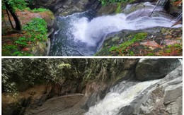 Cách Hà Nội 100km có con suối lạ với thác nước 7 tầng: Nghe tên nhiều người không dám đi