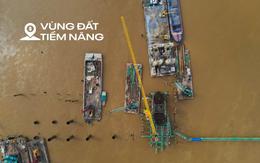 Ngắm đại công trường xây cầu 16.000 tỷ đồng ở trung tâm Hà Nội: Quy tụ 100 máy móc, hơn 500 nhân sự, dùng lượng thép gấp 5 cầu Long Biên