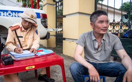 Bị phát hiện nồng độ cồn, tài xế nói 'không uống rượu bia, mặt đỏ do làm việc'