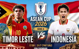 Nhận định Timor Leste vs Indonesia, 17h00 ngày 31/7: Garuda mài móng vuốt