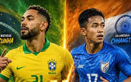 Ấn Độ chốt lịch đá giao hữu với Brazil, thêm một đội khách mời bỏ giải đấu của đội tuyển Việt Nam?