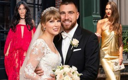 Siêu đám cưới của Taylor Swift và chồng cầu thủ: Rò rỉ ảnh hiếm của cô dâu, dàn khách mời hạng A váy áo đổ bộ