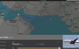 Máy bay chở hàng Boeing 737 mất tích trên biển Ả Rập, hạ độ cao đổi hướng bất thường trước khi biến mất khỏi radar