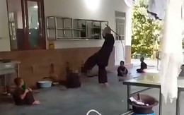 Người đàn ông mặc áo nâu đánh chú tiểu thậm tệ ở Phú Thọ: Hé lộ lai lịch, đã bị công an tạm giữ