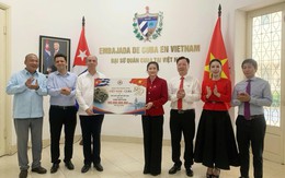 Trao khoản hỗ trợ trị giá 100 tỷ đồng tặng nhân dân Cuba