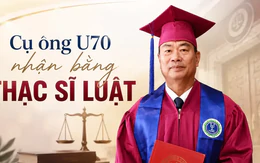 U70 nhận bằng Thạc sĩ Luật