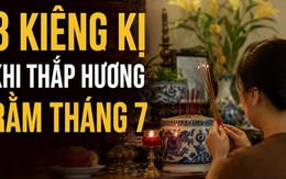 3 kiêng kị khi thắp hương Rằm tháng 7