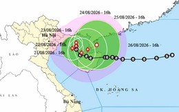 Áp thấp nhiệt đới mạnh lên thành bão số 4, miền Bắc mưa lớn ngày cuối tuần