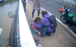 Đang chở khách, tài xế Grab 19 tuổi lao đến giải cứu thành công người phụ nữ đang định nhảy cầu