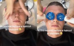 Clip anh Tây 'phê' và ngơ ngác khi gội đầu massage ở Việt Nam hút 24 triệu view