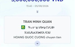 Tài khoản ngân hàng phát sinh 12 giao dịch chuyển khoản liên tiếp với tổng 5 tỷ đồng: Người đàn ông được công an mời làm việc