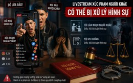 Livestream xúc phạm người khác có thể bị xử lý hình sự
