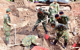 Tìm được thêm 18 hài cốt liệt sỹ tại Công viên Lê Thị Riêng