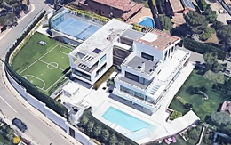 Bên trong căn biệt thự không một máy bay nào có thể bay qua của Messi