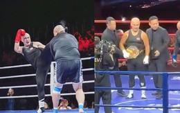 'Đệ nhất Thiếu Lâm' Nhất Long hạ gục lực sĩ 150 kg, giành đai vô địch ở tuổi 39