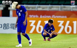 Thái Lan gục ngã cay đắng, thất thế trước trận “sống còn” gặp tuyển Việt Nam ở ASIAD